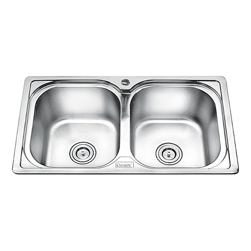 Chậu rửa bát 2 hố có cài dao Inox Gorlde GD5712 (GD-5712)