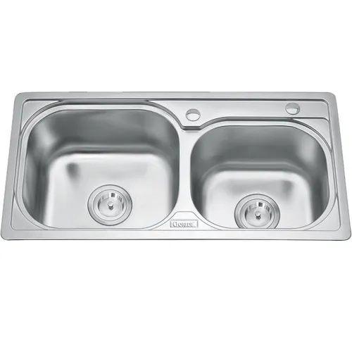 Chậu rửa bát 2 hố lệch Inox GORLDE B209 (B209)