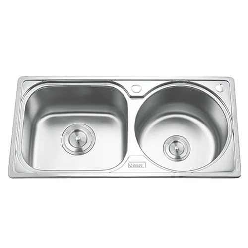 Chậu rửa bát 2 hố lệch Inox GORLDE GD5312 (GD 5312)