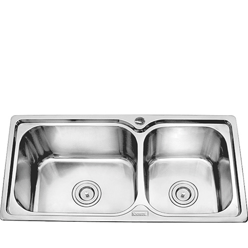 Chậu rửa bát 2 hố lệch Inox GORLDE GD5416 (GD 5416)