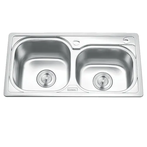 Chậu rửa bát 2 hố lệch Inox GORLDE GD5702 (GD 5702)