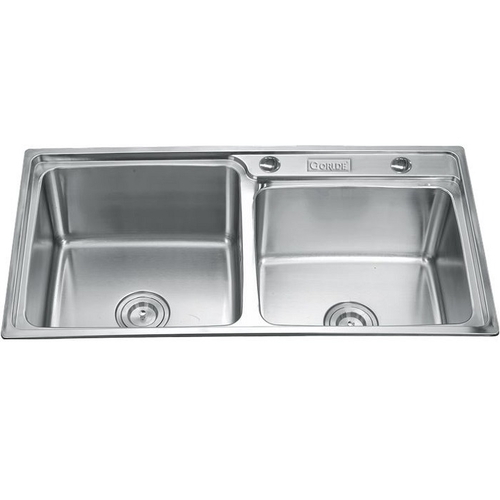 Chậu rửa bát 2 hố SUS 304 Gorlde GD-944