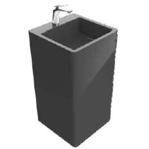 Chậu Lavabo Liền Chân Đặt Sàn Viglacera Platinum P.27.356