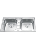 Chậu rửa bát 2 hố cân Inox Gorlde GD5612 (GD-5612)