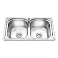 Chậu rửa bát 2 hố có cài dao Inox Gorlde GD5712 (GD-5712)