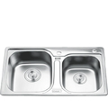 Chậu rửa bát 2 hố lệch Inox GORLDE GD-5404