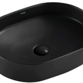 Chậu rửa lavabo đặt bàn màu đen Karat ECW-02-220-55
