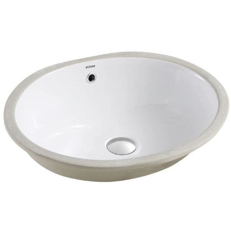 Chậu rửa lavabo âm bàn đá Karat ECW-01-420F-11