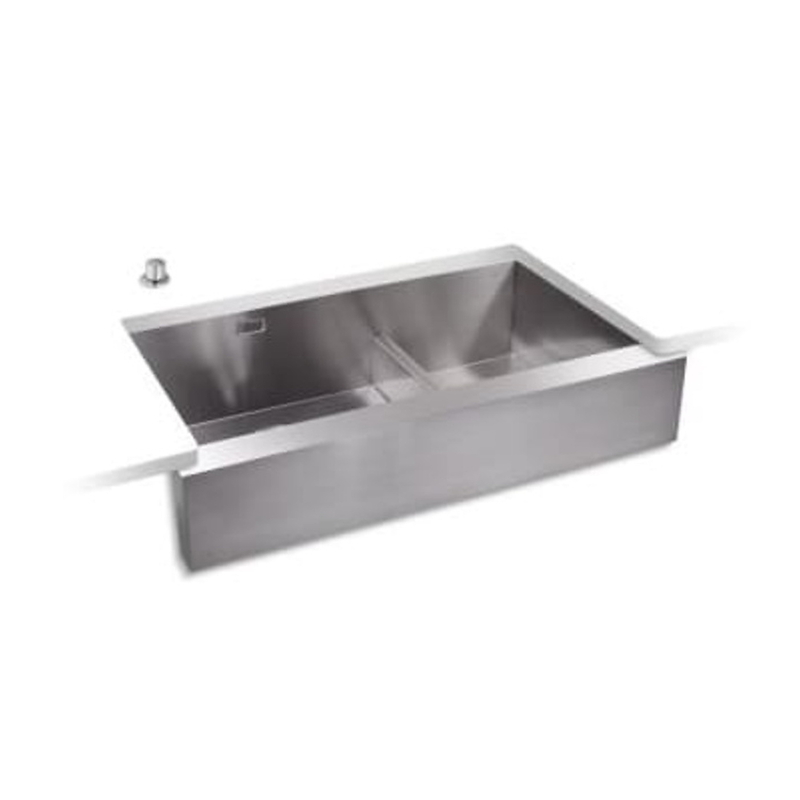 Chậu rửa chén 2 hố âm bàn Kohler Vault K-3945T-P-NA