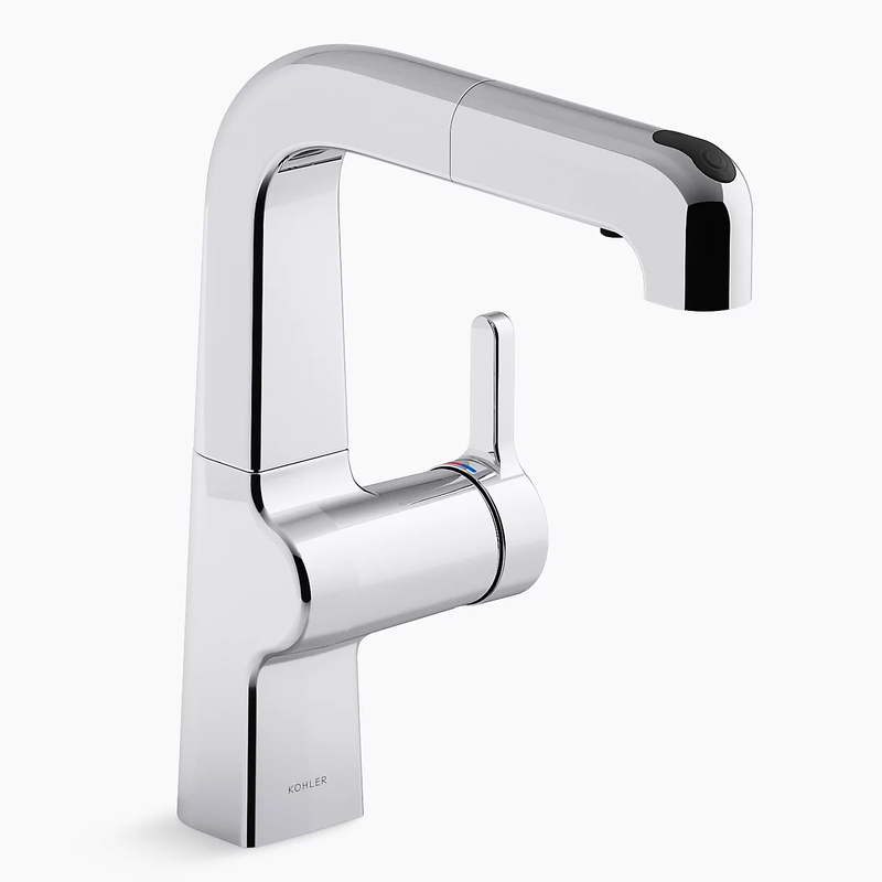 Vòi rửa bát đầu vòi kiểu dây rút Kohler Evoke K-6332T-B4-CP