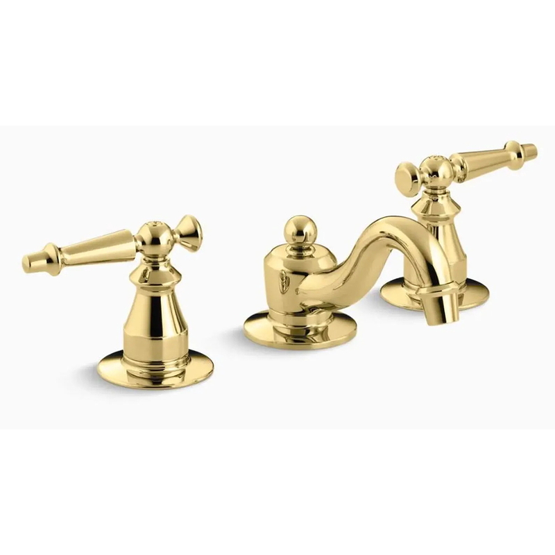 Vòi chậu rửa 3 lỗ nóng lạnh Kohler Antique K-108-4-PB