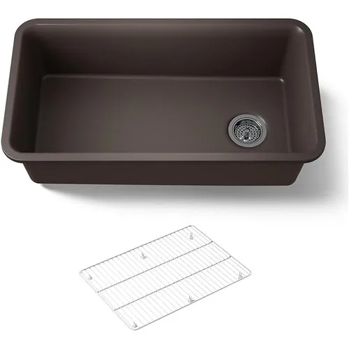 Chậu rửa chén 1 hố âm bàn kèm khay Kohler Cairn K-8206-CM2