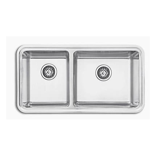 Chậu rửa chén 2 hố âm bàn Kohler Prologue K-3664T-F-NA