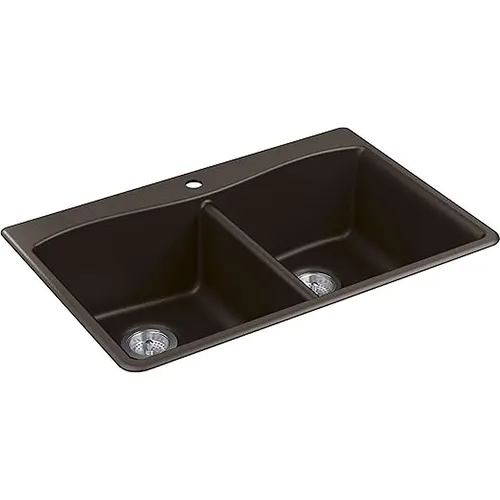 Chậu rửa chén 2 hố cân âm bàn Kohler Kennon K-8185-1-CM2