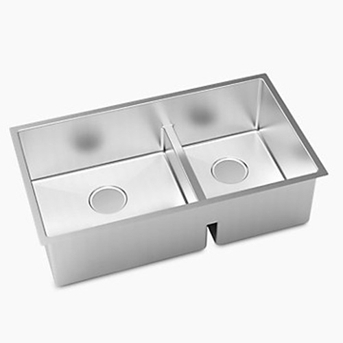 Chậu rửa chén 2 hố lệch âm bàn Kohler Strive K-97827T-F-NA