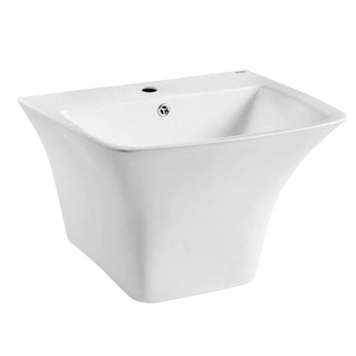 Chậu rửa lavabo treo tường liền chân Karat ECW-02-111F-11