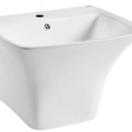 Chậu rửa lavabo treo tường liền chân Karat ECW-02-111F-11