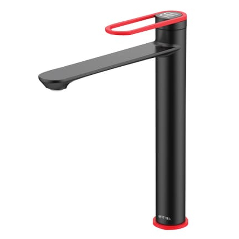 Vòi chậu rửa 1 lỗ nóng lạnh thân cao Karat EF-05-621-55