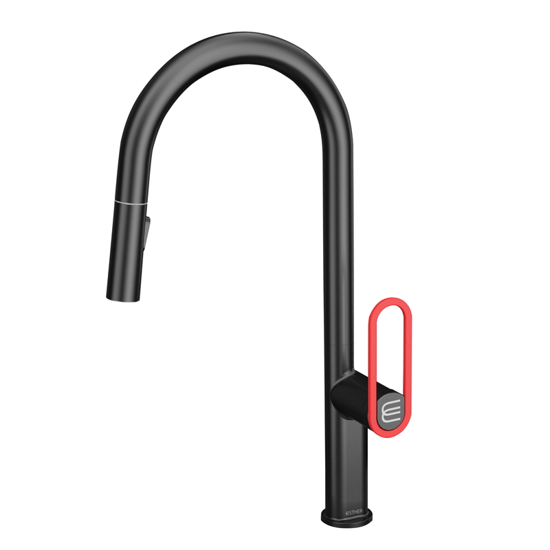 Vòi chậu rửa 1 lỗ nóng lạnh thân cao Karat EF-05-927-55