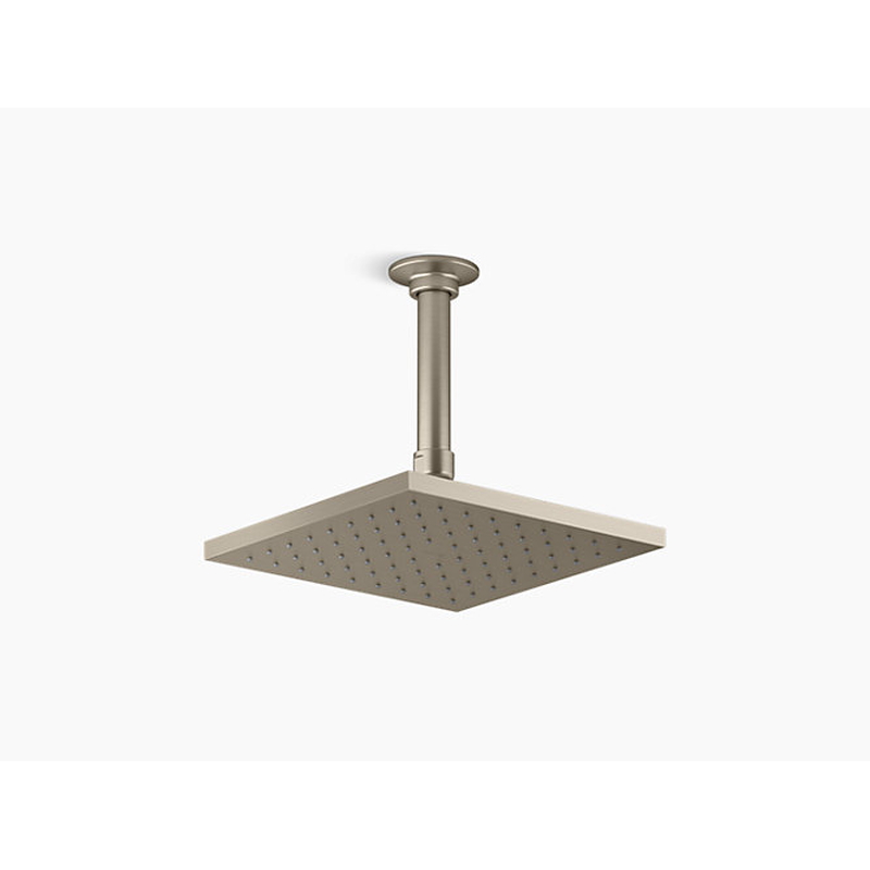 Đầu sen vuông gắn trần Kohler K-18360T-CL-BV