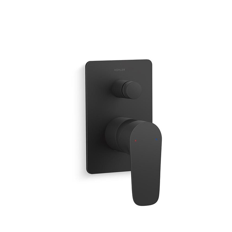 Mặt nạ điều khiển sen tắm âm tường 2 chiều Kohler K-26478T-4-BL