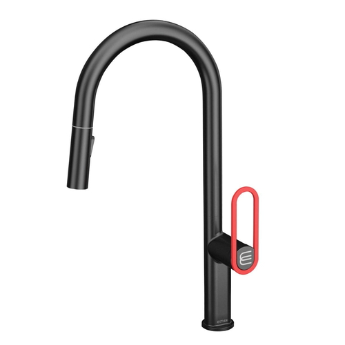 Vòi chậu rửa 1 lỗ nóng lạnh thân cao Karat EF-05-927-55R