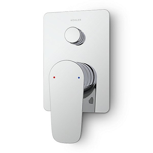 Mặt nạ điều khiển sen tắm âm tường 2 chiều Kohler K-26478T-4-CP