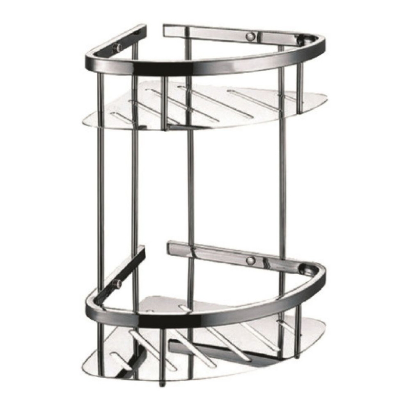 Kệ góc 2 tầng để đồ phòng tắm Techbath T1314.02