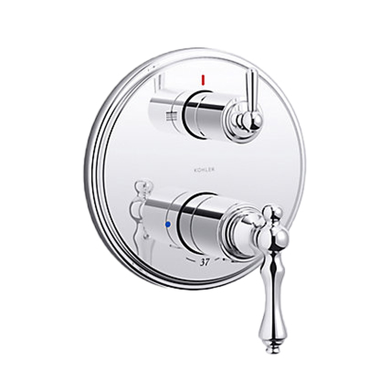 Mặt nạ sen và vòi bồn tắm cảm biến nhiệt Kohler Modulo K-72811T-4-CP