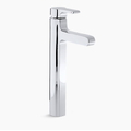 Vòi chậu rửa 1 lỗ thân cỗ Mỹ Kohler Singulier K-10861T-4-CP
