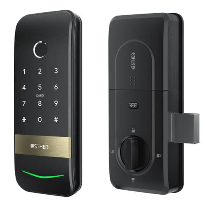 Chốt cửa điện tử Esther với hệ thống TUYA Karat EAE-01-212-55