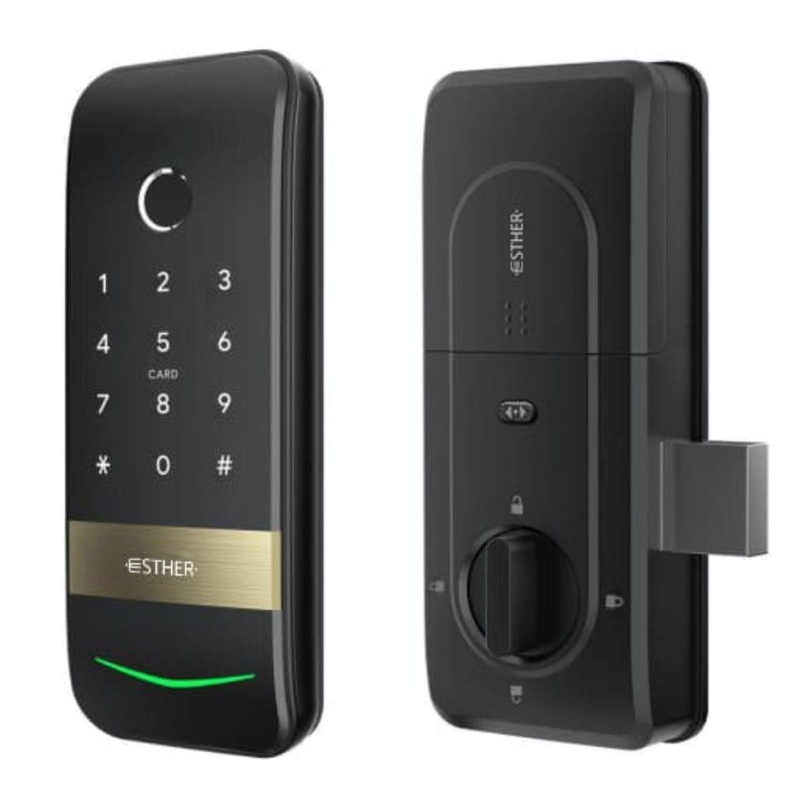 Chốt cửa điện tử Esther với hệ thống TUYA Karat EAE-01-212-55