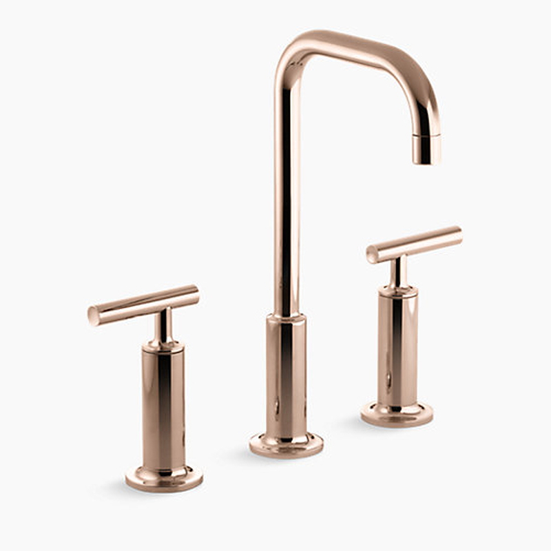 Vòi chậu rửa điều chỉnh kép Kohler Purist K-14408T-4-RGD