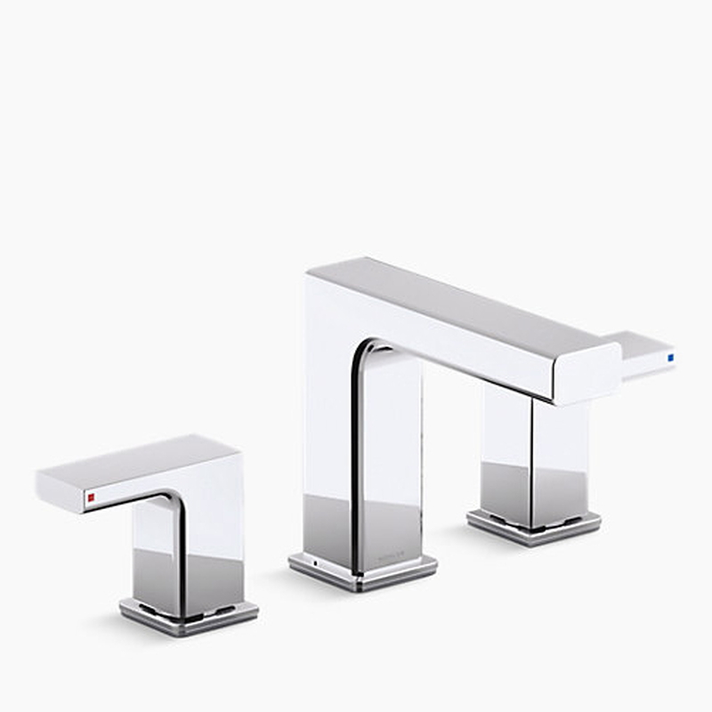 Vòi chậu rửa 3 lỗ Kohler Strayt K-37331T-4-CP