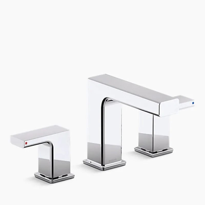 Vòi chậu rửa 3 lỗ Kohler Strayt K-37331T-4-CP