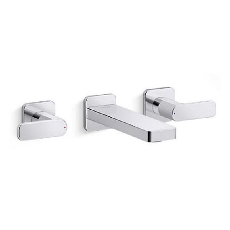 Vòi Lavabo Nóng Lạnh Âm Tường Mỹ Kohler Parallel K-22569-B4-CP