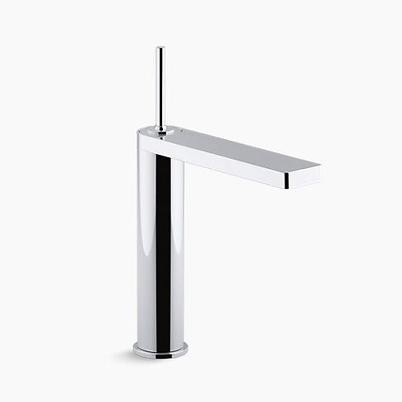 Vòi chậu rửa thân cao tay chỉnh dạng xoay Kohler Composed K-73053T-4-CP