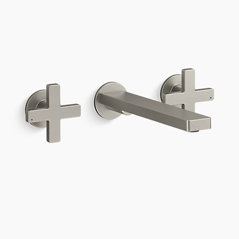 Vòi chậu rửa gắn tường Kohler Composed K-73067T-B3-BN