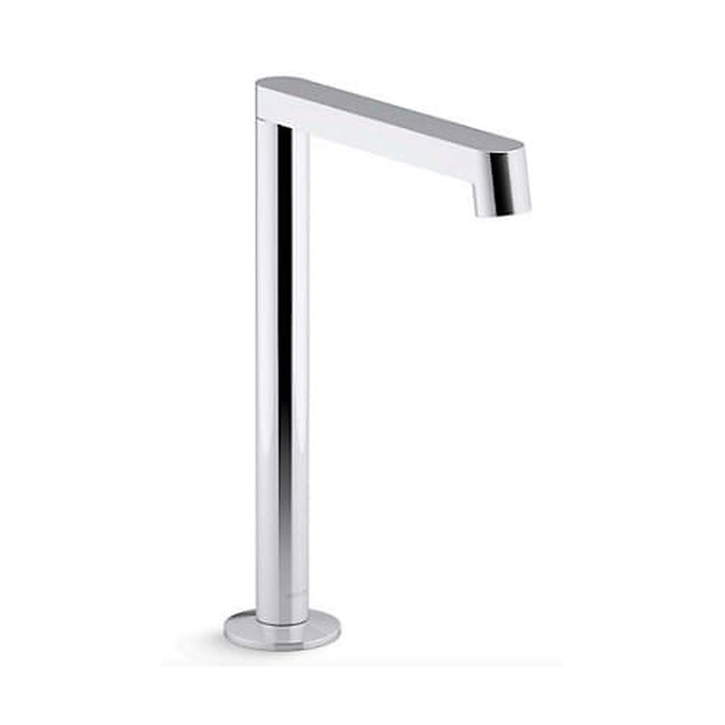 Vòi chậu rửa thân cao thiết kế dạng thẳng hàng Kohler COMPONENTS K-23887T-CP