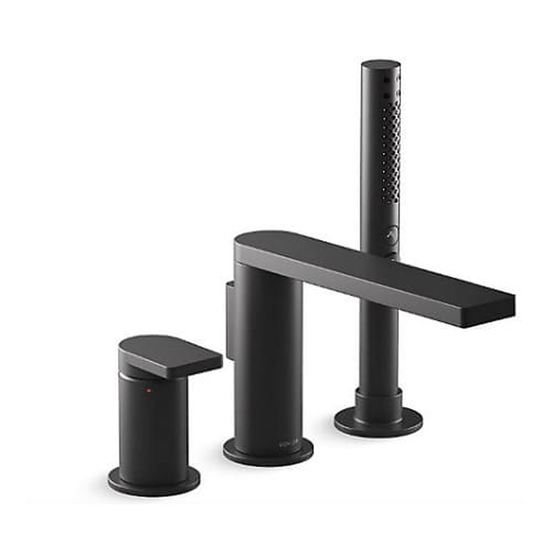 Vòi sen bồn tắm gắn bồn Kohler COMPOSED K-73078T-B4-BL