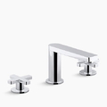 Vòi chậu rửa tay chỉnh kép, tay chỉnh dạng chữ thập Kohler Composed K-73060T-3-CP