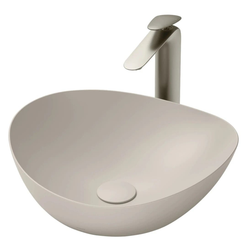 Chậu Rửa Lavabo đặt bàn màu be TOTO LT4704G19#MBE
