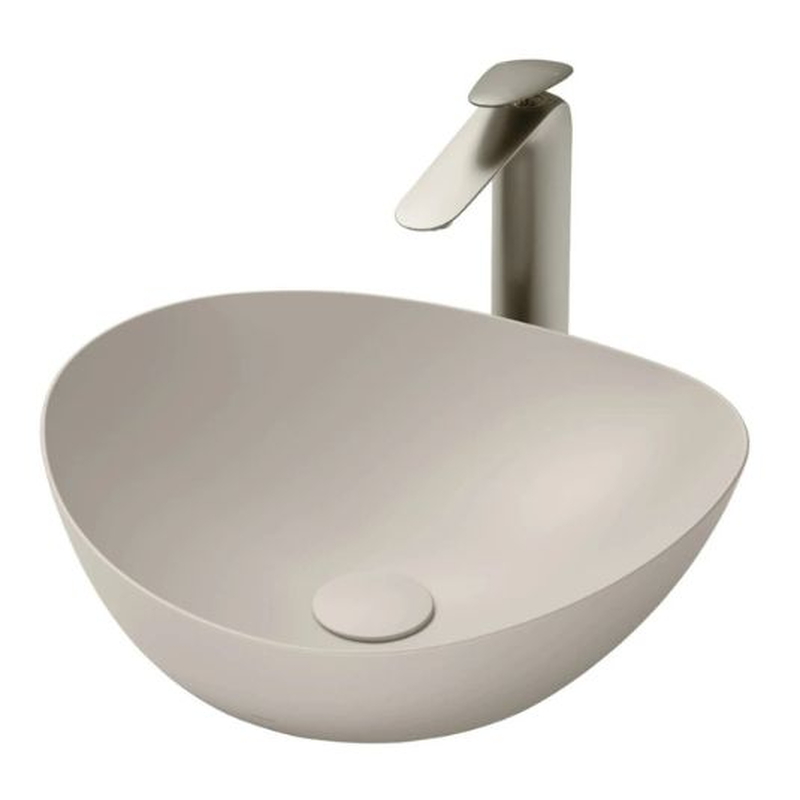 Chậu Rửa Lavabo đặt bàn màu be TOTO LT4704G19#MBE