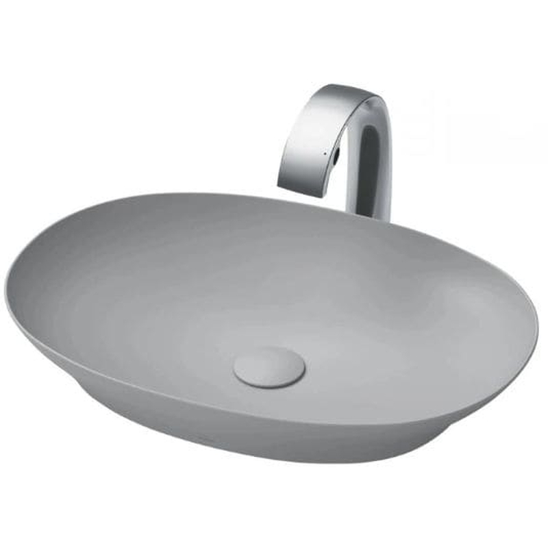 Chậu Rửa Lavabo đặt bàn màu xám TOTO LT4706#MGR