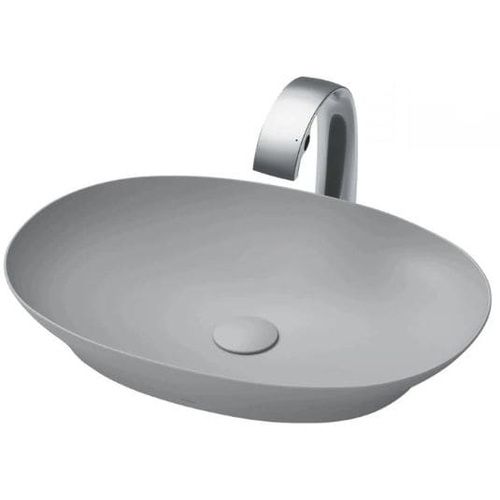 Chậu Rửa Lavabo đặt bàn màu xám TOTO LT4706#MGR