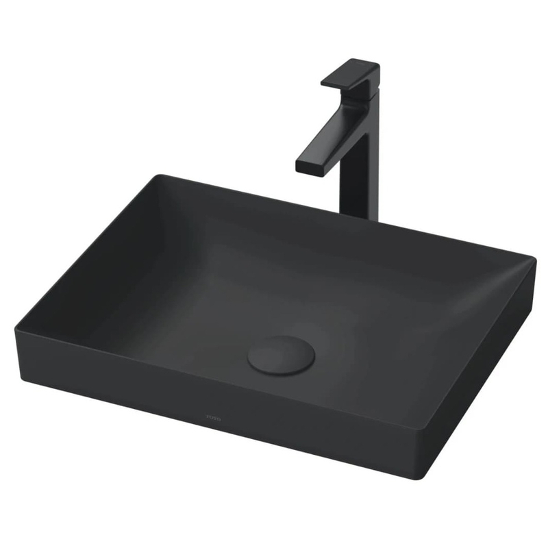Chậu Rửa Lavabo đặt bàn màu đen TOTO LT4715G19#MBL