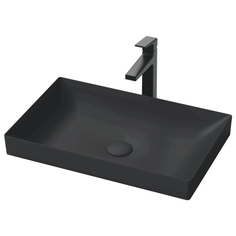 Chậu Rửa Lavabo đặt bàn màu đen TOTO LT4716G17#MBL