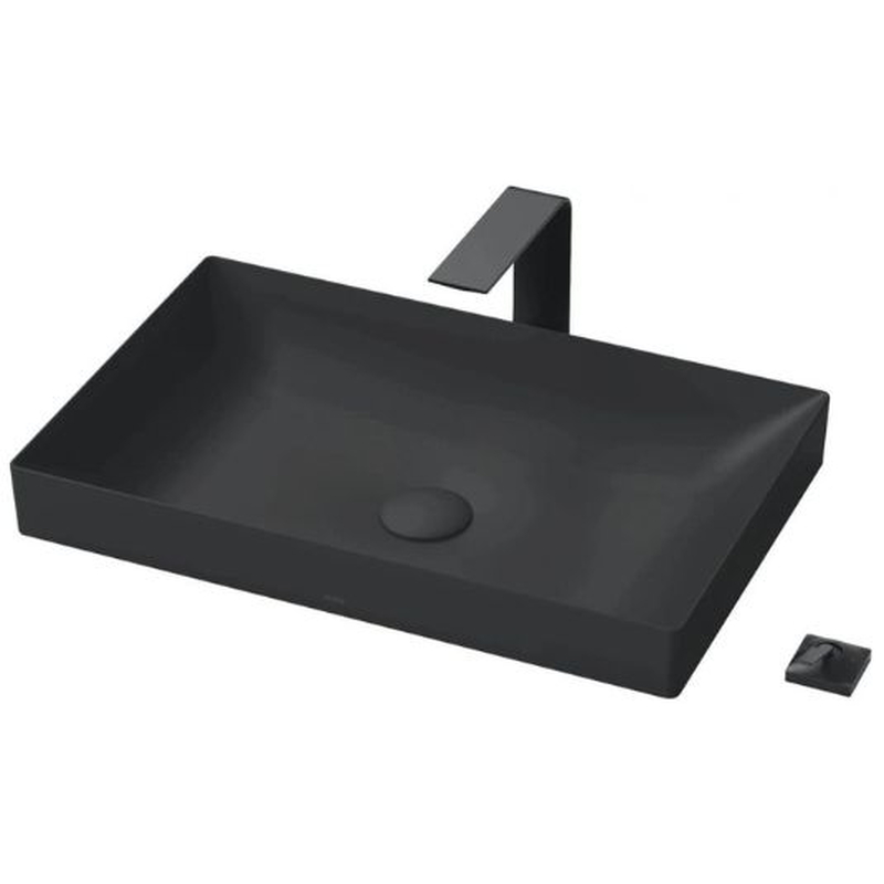 Chậu Rửa Lavabo đặt bàn màu đen TOTO LT4716G19#MBL