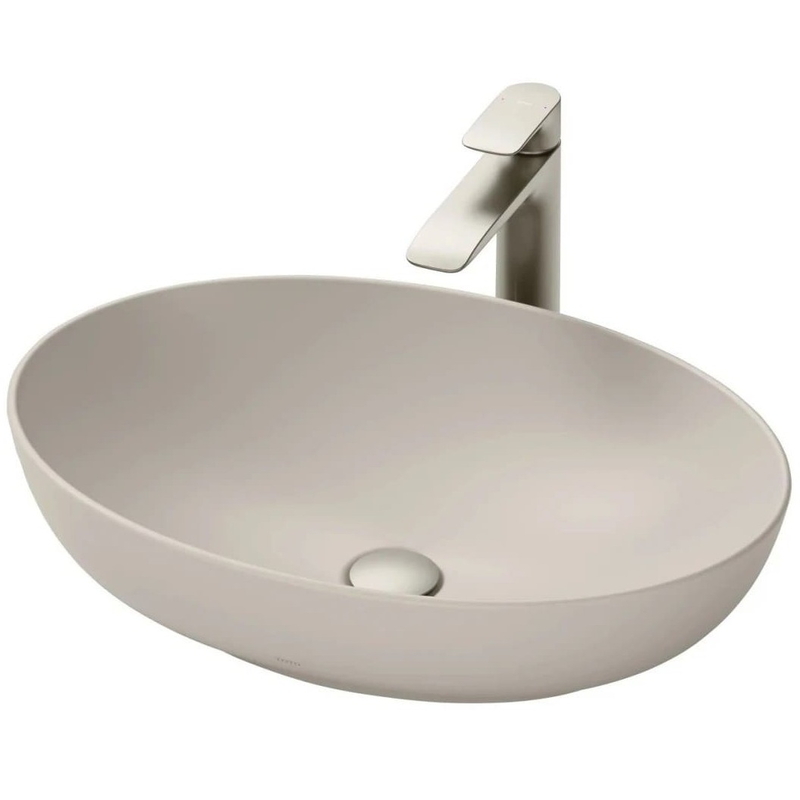 Chậu Rửa Lavabo đặt bàn màu be TOTO LT1705#MBE