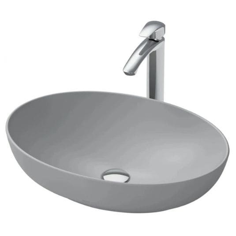 Chậu Rửa Lavabo đặt bàn màu xám TOTO LT1705#MGR